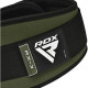 Пояс для бодібілдингу неопреновий RDX RX3 EVA Curve - зелений/ розмір S