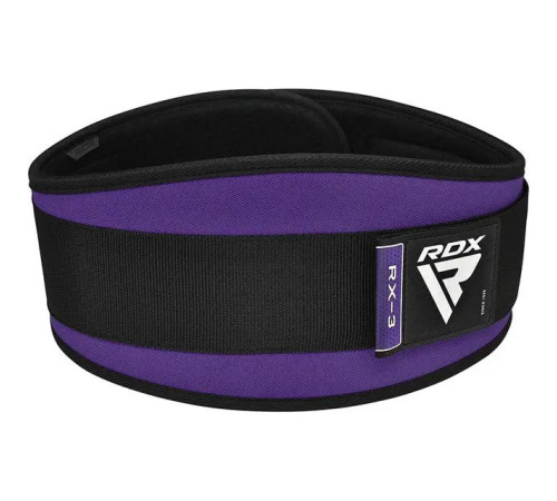 Пояс для важкої атлетики RDX RX3 EVA Curve неопреновий PURPLE-S