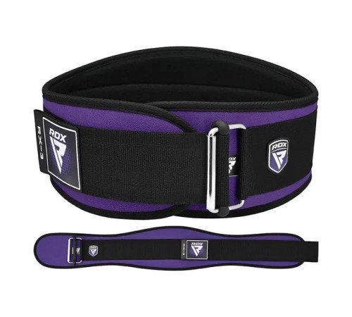 Пояс для важкої атлетики RDX RX3 EVA Curve неопреновий PURPLE-S