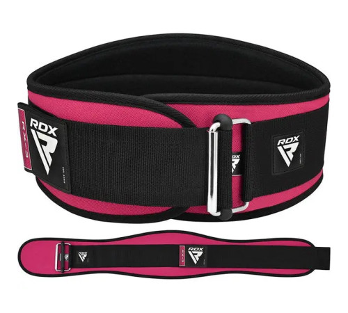 Пояс для важкої атлетики RDX RX3 EVA Curve неопреновий SHARP PINK-M