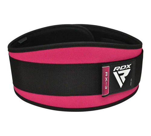 Пояс для важкої атлетики RDX RX3 EVA Curve неопреновий SHARP PINK-M