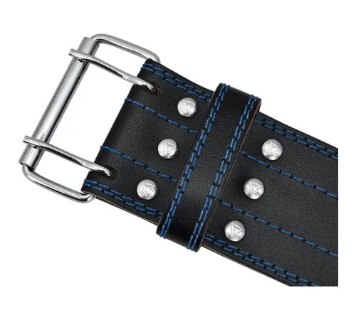 Пояс для пауерліфтингу RDX RD1 шкіряний Blue M