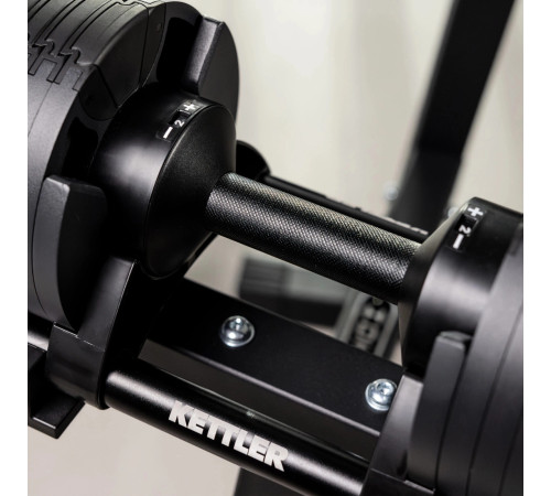 Лавка плоска Nike Rolling Weight Bench з гантелями Kettler HOI Vario 220