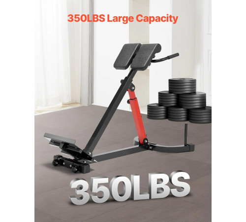 Багатофункціональна лава VEVOR 5030, чорно-червоний