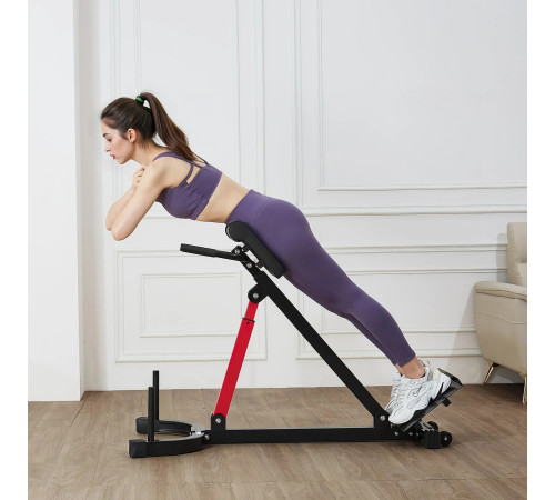 Багатофункціональна лава VEVOR 5030, чорно-червоний