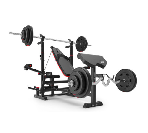 Лава Hop-Sport HS-1075 Pro зі штангою та гантелями Premium 75 кг