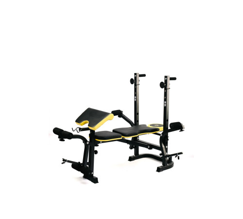Набір Besport PowerPro 68 кг з прямим грифом та лавою WB-004