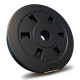 Набір Besport PowerPro 89 кг з прямим грифом та лавою WB-003