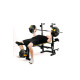 Набір Besport PowerPro 89 кг з прямим грифом та лавою Besport WB-004