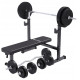 Лава Gorilla Sports 3 в 1 зі штангою та гантелями 100 кг