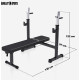 Лава Gorilla Sports 3 в 1 зі штангою та гантелями 100 кг