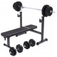 Лава Gorilla Sports 3 в 1 зі штангою та гантелями 70 кг