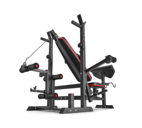 Лава Hop-Sport HS-1075 Pro зі штангою та гантелями Elitum Titan 68 кг