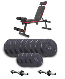 Лава Hop-Sport HS-2040 HB з гантелями Elitum Titan 2 х 26 кг