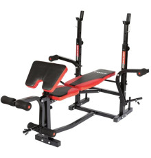 Лавка для жиму York Fitness ASPIRE 220 з стійкою для штанги та партою Скотта