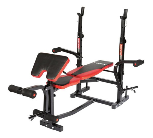 Лавка для жиму York Fitness ASPIRE 220 з стійкою для штанги та партою Скотта