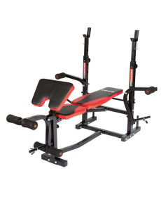 Лавка для жиму York Fitness ASPIRE 220 з стійкою для штанги та партою Скотта