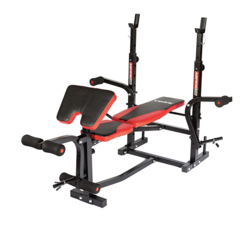 Лавка для жиму York Fitness ASPIRE 220 з стійкою для штанги та партою Скотта