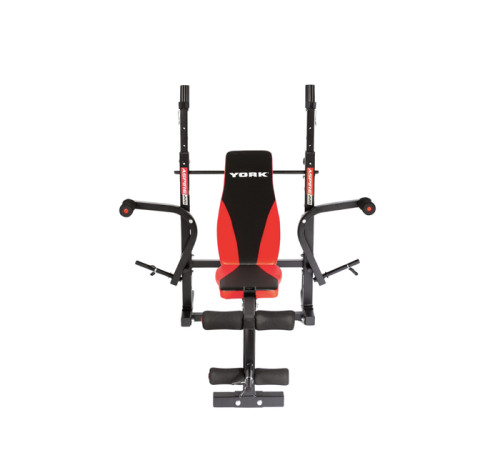 Лавка для жиму York Fitness ASPIRE 220 з стійкою для штанги та партою Скотта