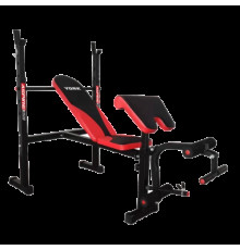 Лавка для жиму York Fitness ASPIRE 320 з стійкою для штанги та партою Скотта