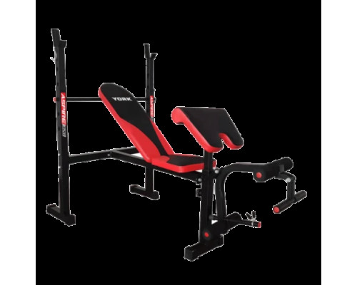 Лавка для жиму York Fitness ASPIRE 320 з стійкою для штанги та партою Скотта