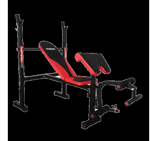 Лавка для жиму York Fitness ASPIRE 320 з стійкою для штанги та партою Скотта