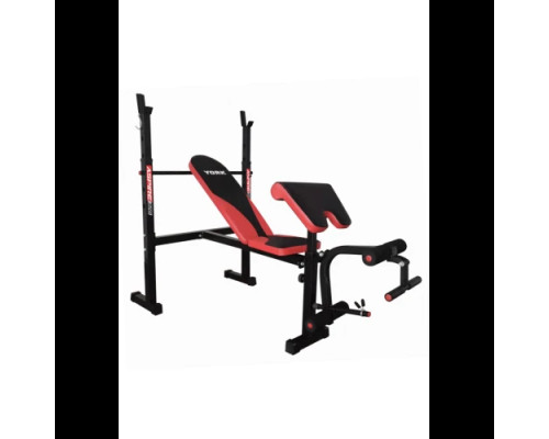 Лавка для жиму York Fitness ASPIRE 320 з стійкою для штанги та партою Скотта