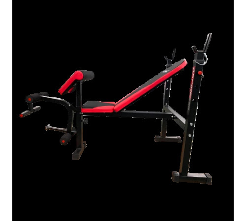 Лавка для жиму York Fitness ASPIRE 320 з стійкою для штанги та партою Скотта