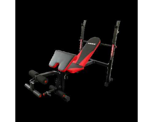 Лавка для жиму York Fitness ASPIRE 320 з стійкою для штанги та партою Скотта