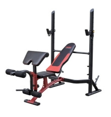 Лавка для жиму York Fitness ASPIRE 320 з стійкою для штанги та партою Скотта