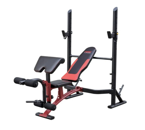 Лавка для жиму York Fitness ASPIRE 320 з стійкою для штанги та партою Скотта