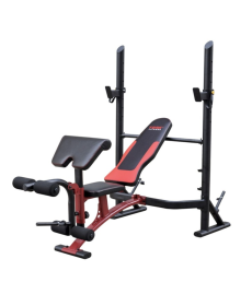 Лавка для жиму York Fitness Delta Pro 2000 з стійкою для штанги та партою Скотта