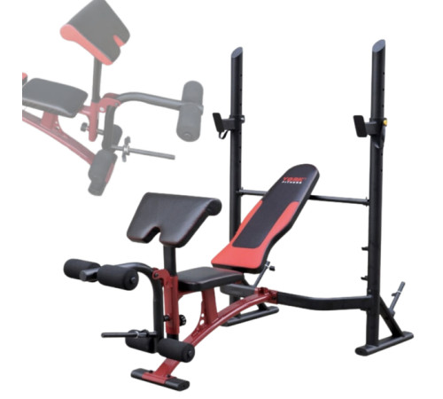 Лавка для жиму York Fitness Delta Pro 2000 з стійкою для штанги та партою Скотта