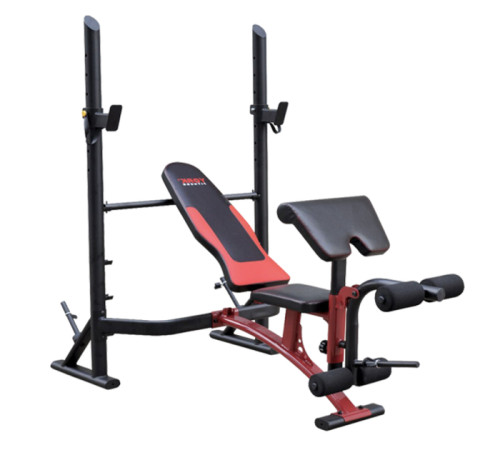 Лавка для жиму York Fitness Delta Pro 2000 з стійкою для штанги та партою Скотта