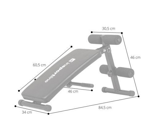 Лавка похила для вправ inSPORTline ABD050