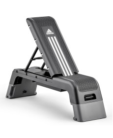 Степ-платформа з функцією лави Adidas HIIT Deck, чорно-біла