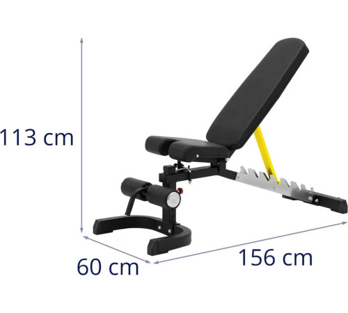 Лава з регульованим нахилом Gymrex Bench, до 150 кг