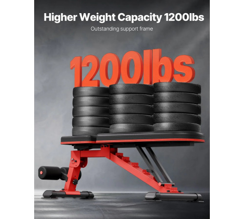 Багатофункціональна тренажерна лава VEVOR SJ602