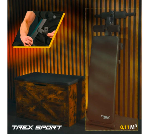 Лавка тренувальна Trex Sport TX-050B для преса Лавка тренувальна Trex Sport TX-050B для преса