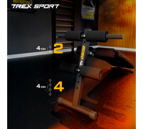 Лавка тренувальна Trex Sport TX-050B для преса Лавка тренувальна Trex Sport TX-050B для преса