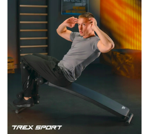 Лавка тренувальна Trex Sport TX-050B для преса Лавка тренувальна Trex Sport TX-050B для преса