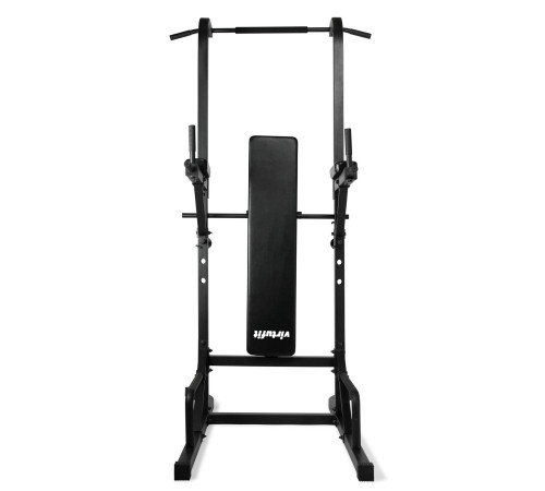 VIRTUFIT PORĘCZ WIELOFUNKCYJNA POWER TOWER DELUXE Z ŁAWKĄ