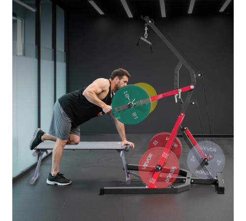 Тренажер для тренування тіла VEVOR, чорно-червоний