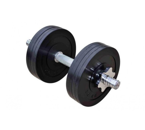 Гантелі розбірні прогумовані Rn-Sport RN_OD2х11 2 х 11 кг