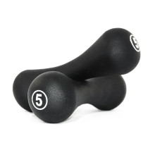 Гантелі неопренові пари Neoprene dumbbell 2 х 5 кг, чорні