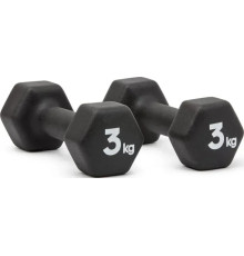 Гантелі Adidas Dumbbells чорний 3 кг, чорні