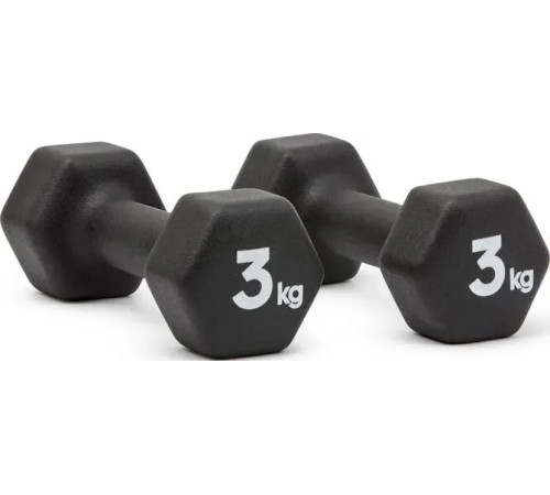 Гантелі Adidas Dumbbells чорний 3 кг, чорні