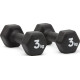 Гантелі Adidas Dumbbells чорний 3 кг, чорні