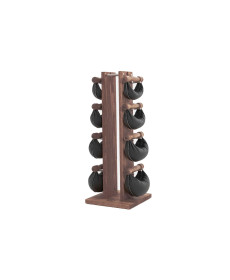 Набір гантелі з підставкою SwingBell Tower NOHRD 2-8 кг Oak Vintage Leather