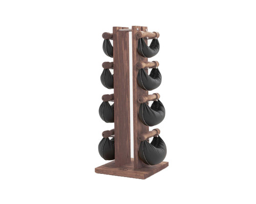 Набір гантелі з підставкою SwingBell Tower NOHRD 2-8 кг Oak Vintage Leather